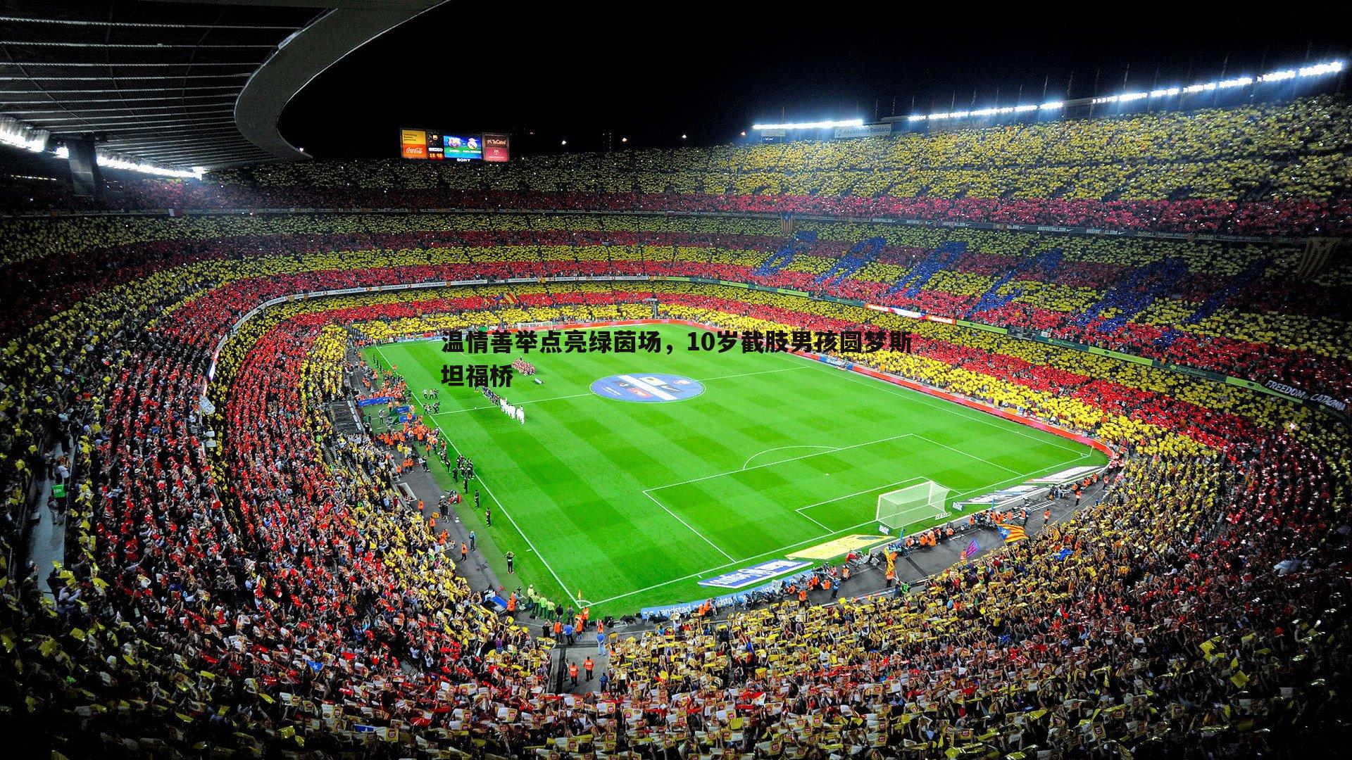 温情善举点亮绿茵场，10岁截肢男孩圆梦斯坦福桥